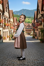 Lade das Bild in den Galerie-Viewer, Traditionelles Kinder-Dirndl im alpinen Stil