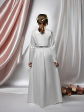 Lade das Bild in den Galerie-Viewer, Weißes Kommunionkleid für Mädchen mit Bolero – Anna Kaval