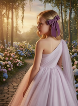 Lade das Bild in den Galerie-Viewer, Elegantes Mädchenkleid aus Tüll – ein traumhafter Auftritt für besondere Anlässe wie Kommunion oder Hochzeit