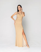 Lade das Bild in den Galerie-Viewer, Elegantes glänzendes Abendkleid