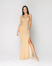 Lade das Bild in den Galerie-Viewer, Elegantes glänzendes Abendkleid