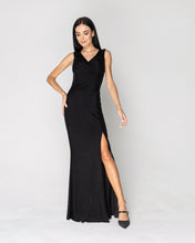 Lade das Bild in den Galerie-Viewer, Glamouröses Abendkleid in Schwarz
