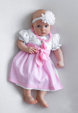 Lade das Bild in den Galerie-Viewer, Taufdirndl/Babydirndl/Festdirndl aus Bio-Baumwolle