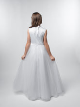 Lade das Bild in den Galerie-Viewer, Kommunionkleid mit einem Oberteil aus Spitze