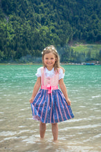 Lade das Bild in den Galerie-Viewer, Kinderdirndl Heide (aus Leinen)