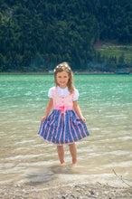 Lade das Bild in den Galerie-Viewer, Kinderdirndl Heide (aus Leinen)