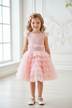 Lade das Bild in den Galerie-Viewer, Elegantes Mädchenkleid aus Tüll – individuell nach Wunsch gefertigt
