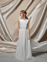 Lade das Bild in den Galerie-Viewer, Weißes Kommunionkleid für Mädchen mit Bolero – Anna Kaval
