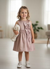 Lade das Bild in den Galerie-Viewer, Cocktailkleid/ festliches Kleid in altrosa Farbe
