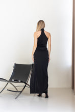Lade das Bild in den Galerie-Viewer, Elegantes One-Shoulder Maxikleid mit Schlitz – Stretch
