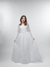 Lade das Bild in den Galerie-Viewer, Kommunionskleid lang aus Spitze
