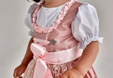 Lade das Bild in den Galerie-Viewer, SALE!!!!Babydirndl/Taufdirndl/Taufkleid Traum aus Seide
