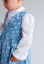 Lade das Bild in den Galerie-Viewer, Cocktailkleid/festliches Kleid aus Cord in blau

